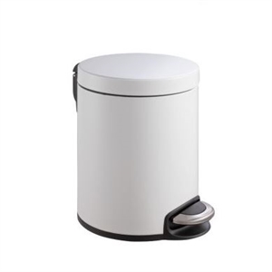 EKO Serene vuilnisbak / staal/aluminium / wit / 5 liter