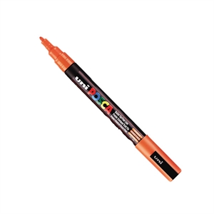 POSCA PC-3M verfmarker / oranje / ronde punt / 0,9 - 1,3 mm