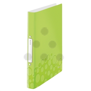 Leitz 4257 WOW ringband / A4 / plastic / 2 O-ringen / groen metallic / 32mm