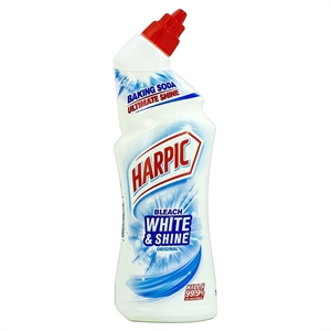 Harpic Toilet Gel / White & Shine / 750 ml