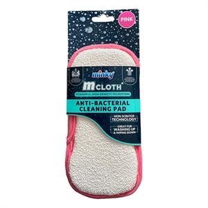 Minky M-Cloth schoonmaakpad | Anti-Bacterieel | roze