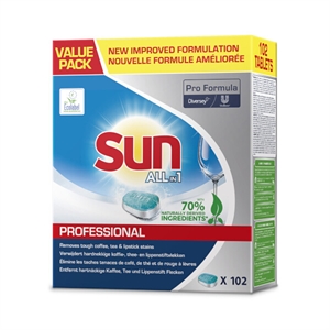 Sun Pro Formula All-in-1 vaatwastabletten / Classic / 102 tabs
