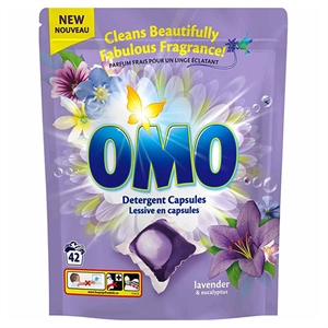 Omo Wascapsules / Lavendel / 42 pods