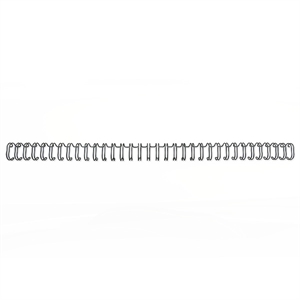 GBC RG8105 metalen draadrug / A4 / metaal / zwart / tot 70 vel / 100 stuks