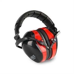 Busters Comfort Plus oorkap / kunststof / zwart/rood