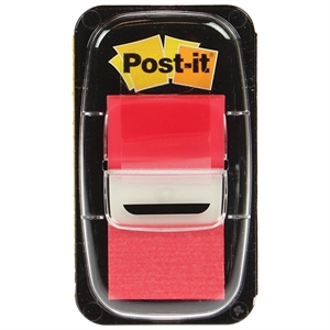 3M Post-it index / rood / 25,4mm x 43,2mm / 50 tabs