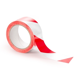 Rillstab T61808 vloermarkeringstape / pvc / rood-wit