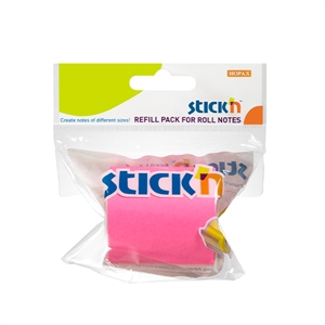 Stick'n roll note / navulling / 50 mm x 10 m / magenta