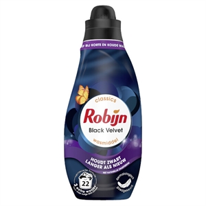 Robijn Klein & Krachtig vloeibaar wasmiddel / Black Velvet / 665 ml / 22 wasbeurten