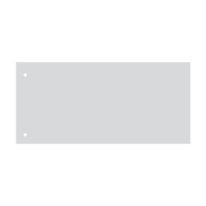 Kangaro scheidingsstrook / grijs / 120 x 225mm / 180 gr. / 100 stuks