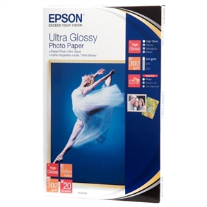 Epson S041926 fotopapier / ultra glanzend / 10 x 15 cm / 300 gr. / 20 vel