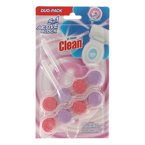 At Home Clean toiletblok / Lavendel / 45 gram / 2 stuks