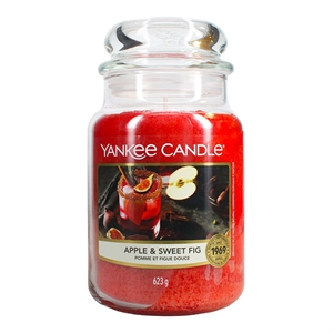 Yankee Candle Home Inspiration geurkaars / Apple Sweet Fig / Large Jar / 623 g