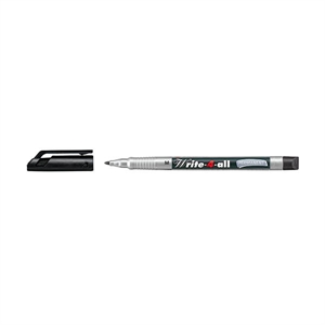 Stabilo Write-4-all permanent marker / zwart / ronde punt / 0,4 mm