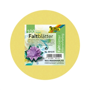 Folia 8912/0 vouwblaadjes / diverse kleuren / 100 vel
