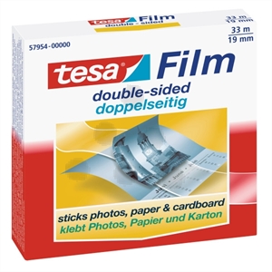 Tesa 57954 tape / dubbelzijdig / 19 mm x 33 m