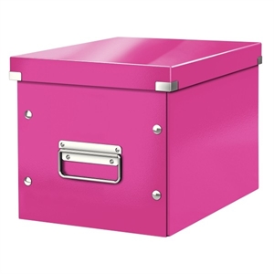 Leitz 6109 cube opbergdoos / roze / medium