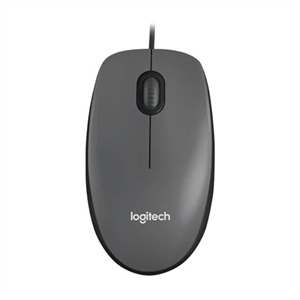 Logitech 910-005003 M100 muis / optisch / bedraad / grijs
