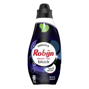 Robijn Klein & Krachtig vloeibaar wasmiddel / Black Velvet / 665 ml / 19 wasbeurten