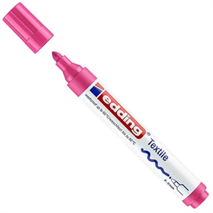 Edding 4500 textielmarker / neon roze / ronde punt / 2-3 mm