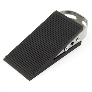 Kangaro K-11010 deurstopper wigvorm / zwart / rubber / 120 gram