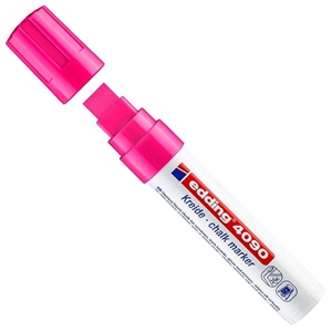 Edding 4090 krijtmarker / neonroze / schuine punt / 4-15mm
