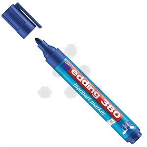 Edding 380 flipchart marker / blauw / ronde punt / 1,5-3mm
