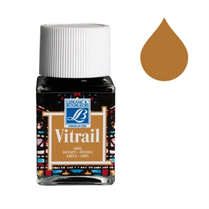 Lefranc Bourgeois Vitrail glas & porseleinverf 145 / honey / 50 ml