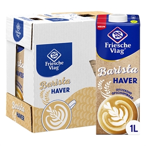 Friesche Vlag Barista Haver plantaardige opschuimmelk / 1 liter / 6 stuks