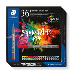 Staedtler Pigment Arts brushpennen / 36 stuks