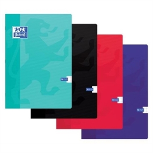 Oxford schrift assorti / A4 / geruit / geen kantlijn / 36 vel / 10 stuks