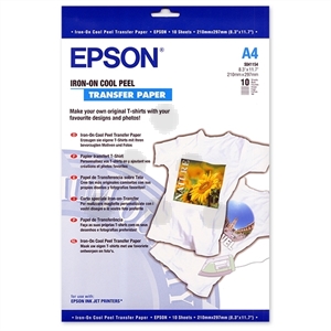 Epson S041154 iron-on-transfer paper / 10 vel