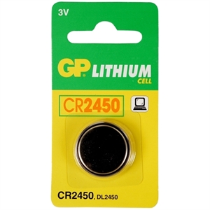 GP knoopcel batterij CR2450 / lithium / 1 stuk
