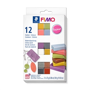 Staedtler  Fimo klei 8023C12-5 fashion klei / soft / 25g / 12 stuks