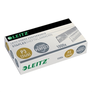 Leitz 55700000 24/6 Power Performance P3 nietjes / verzinkt / standaard / 1000 stuks