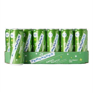 Fernandes Green Punch blikjes / 33 cl / 24 stuks
