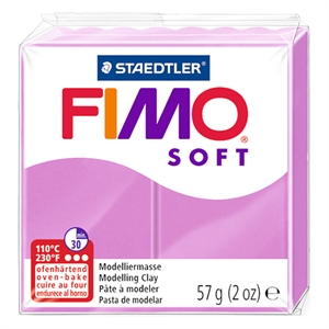 Fimo 8020-62 klei soft / boetseerklei / lavendel / 57 gram