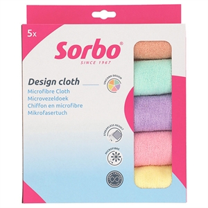 Sorbo Unicorn Microvezeldoek / 40x40 cm / 5 stuks
