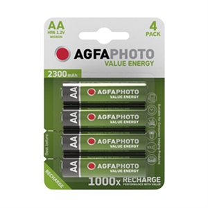 Agfaphoto batterij Mignon AA / oplaadbaar / 4 stuks