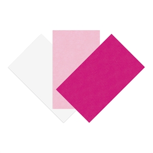 Folia zijdepapier / pretty pink / 3 stuks