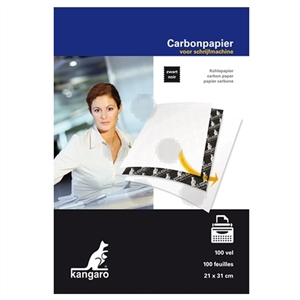 Kangaro carbonpapier / A4 / zwart  100 vel