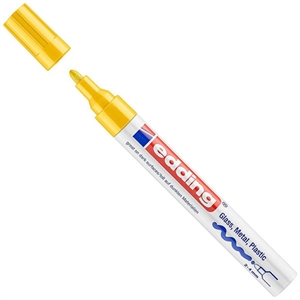 Edding 750 paint marker / geel / ronde punt / 2-4 mm