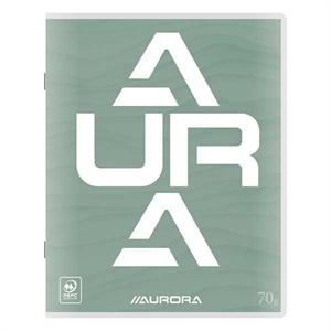 Aurora 136LQ10/G schrift / A5 / geruit / 70 gr. / 36 vel / groen