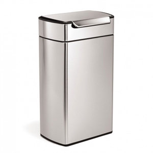 Simplehuman afSimplehuman afvalbak met touch-bar / Code M / zilver / 40 litervalbak met touch-bar | Code M | zilver | 40 liter