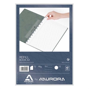 Aurora 6811.600 Adoc vulling voor schrift / A4 / gelinieerd / 72 vel