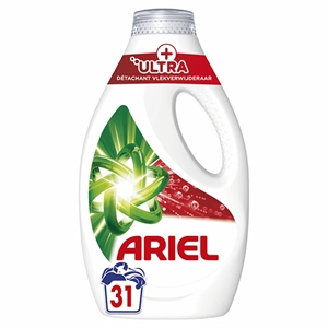 Ariel Vloeibaar Wasmiddel / Ultra Vlekverwijderaar / 1395 ml / 31 wasbeurten