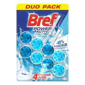 Bref Power Active Toiletblok / Oceaan / 2 stuks