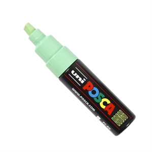 POSCA PC-8K verfmarker / lichtgroen / beitel punt / 8 mm