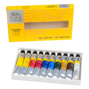 Winsor & Newton Galeria acrylverf tubes / 20 ml / 10 stuks