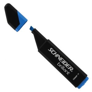 Schneider Brillant markeerstift / blauw